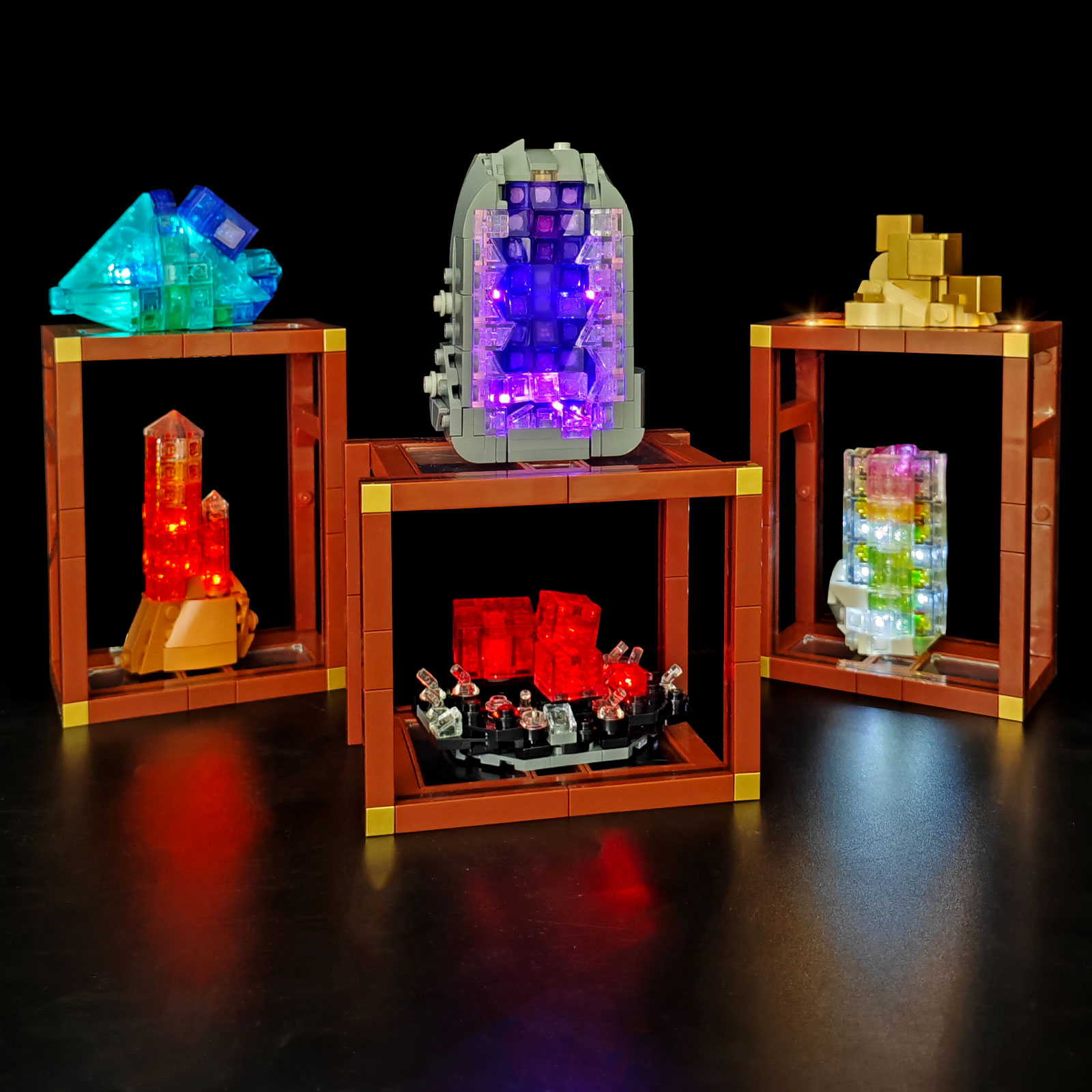 Model Kit Chemistry - مجموعة إضاءة LED LYBMTWF متوافقة مع