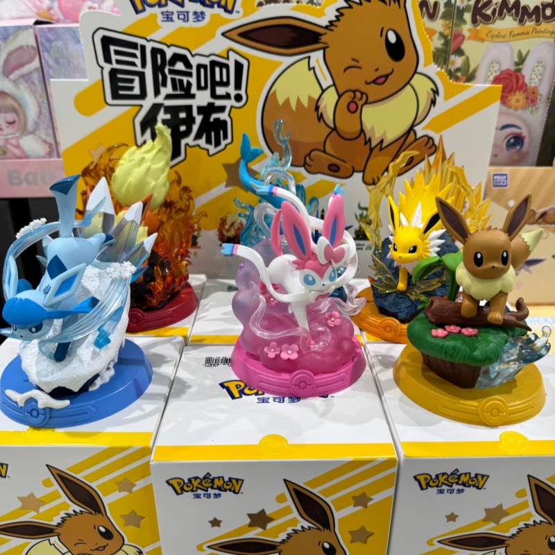 Model Kit Eevee - متوفر في المخزون: مجموعة شخصيات بوكيمون