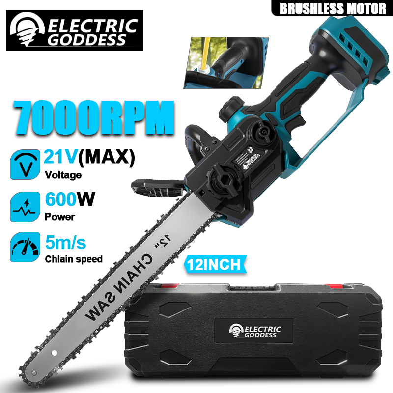 Model Kit Chainsaw Man - 12 بوصة اللاسلكي الأزرق منشار كهربائي