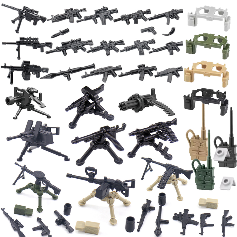 Model Kit Wall E - وحدات بناء أسلحة عسكرية WW2 ،