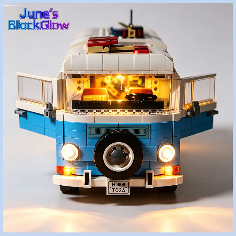 Model Kit Volkswagen - طقم إضاءة LED لسيارة ليغو فولكس