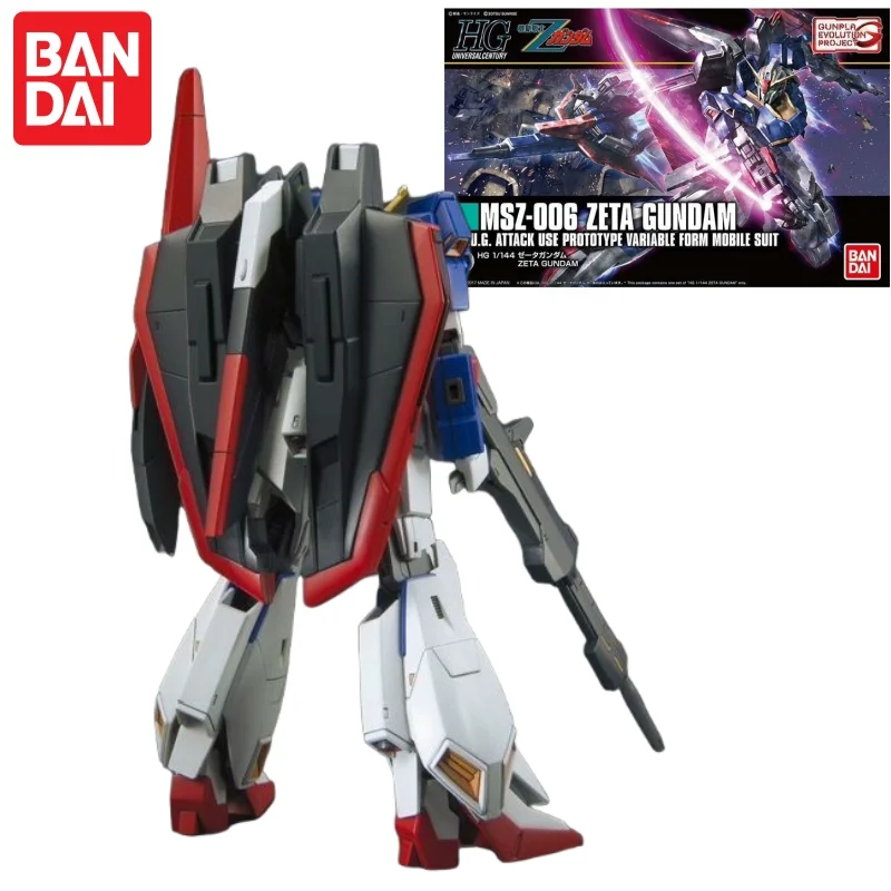 Model Kit Zeta Gundam - نموذج غاندام الأصلي من بانداي، طراز