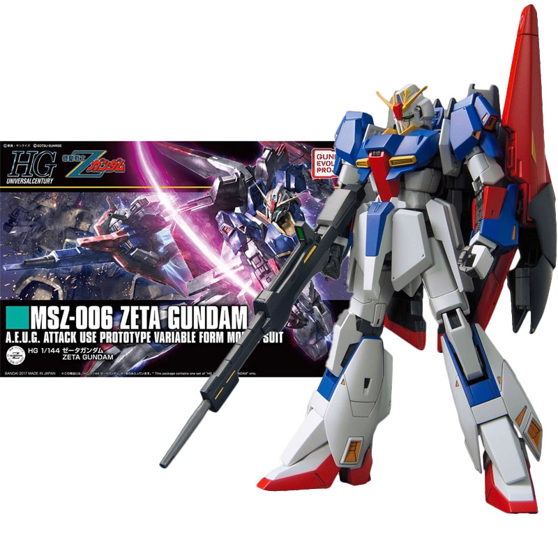 بانداي الأصلي HGUC 1/144 أنيمي - مراجعة Model Kit Zeta Gundam وسعره