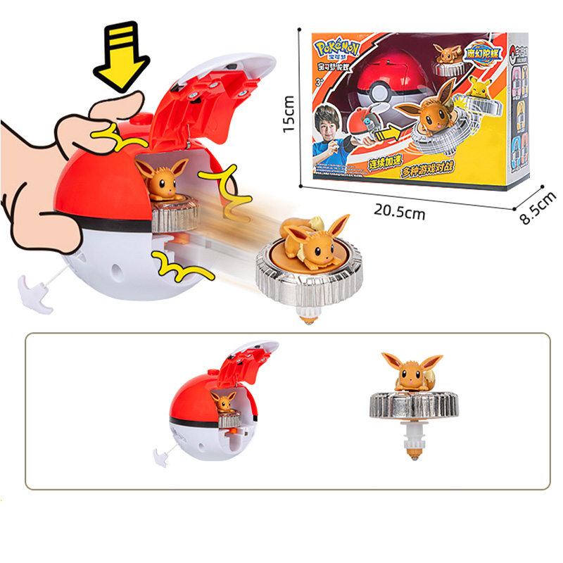لعبة كرة بوكيمون الدوارة مع شخ - مراجعة Model Kit Eevee وسعره
